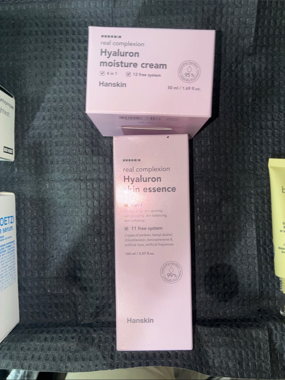Hyaluron Moisture Cream & Skin Essence korean skincare